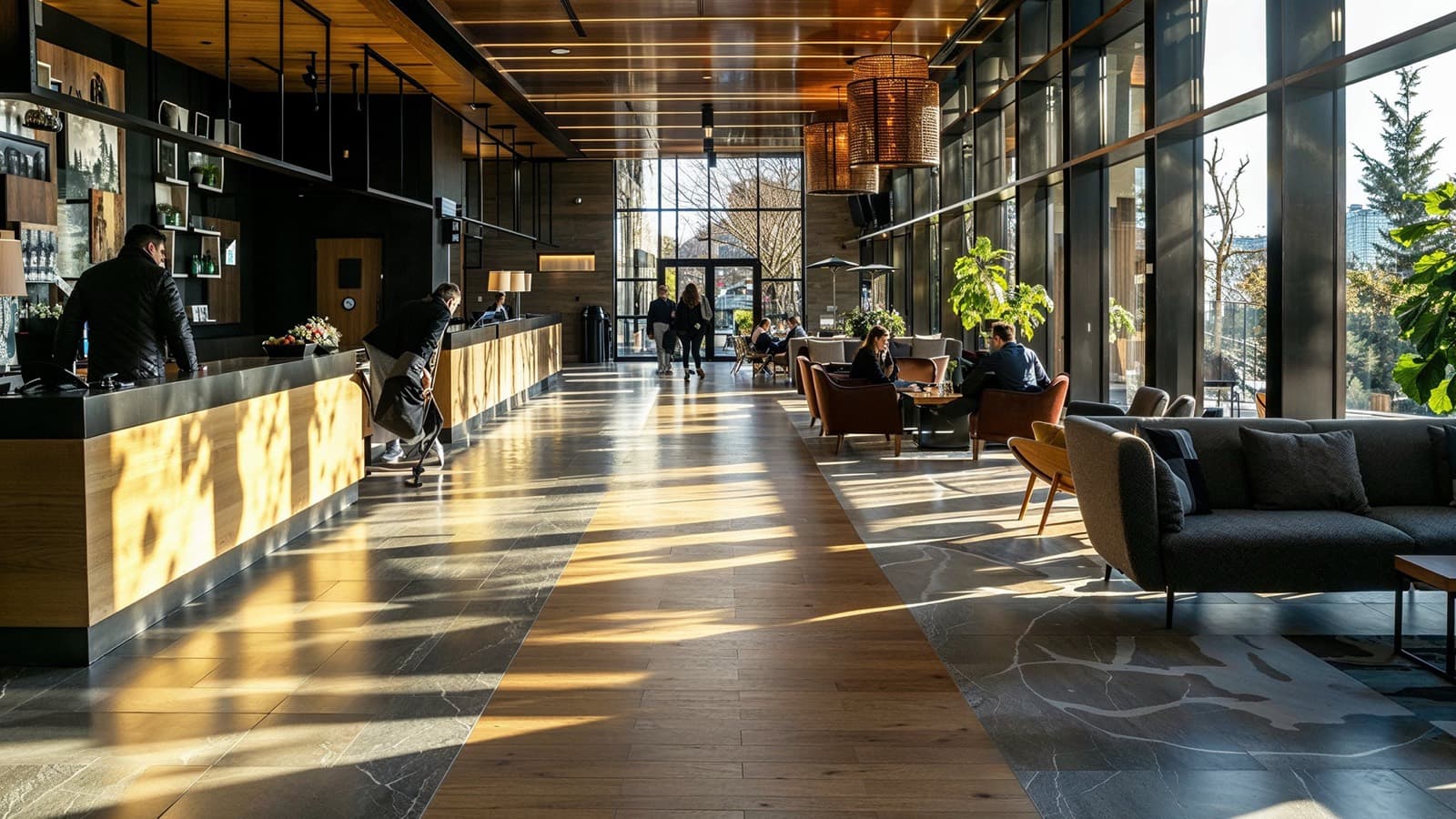 Hotellobby & Empfang