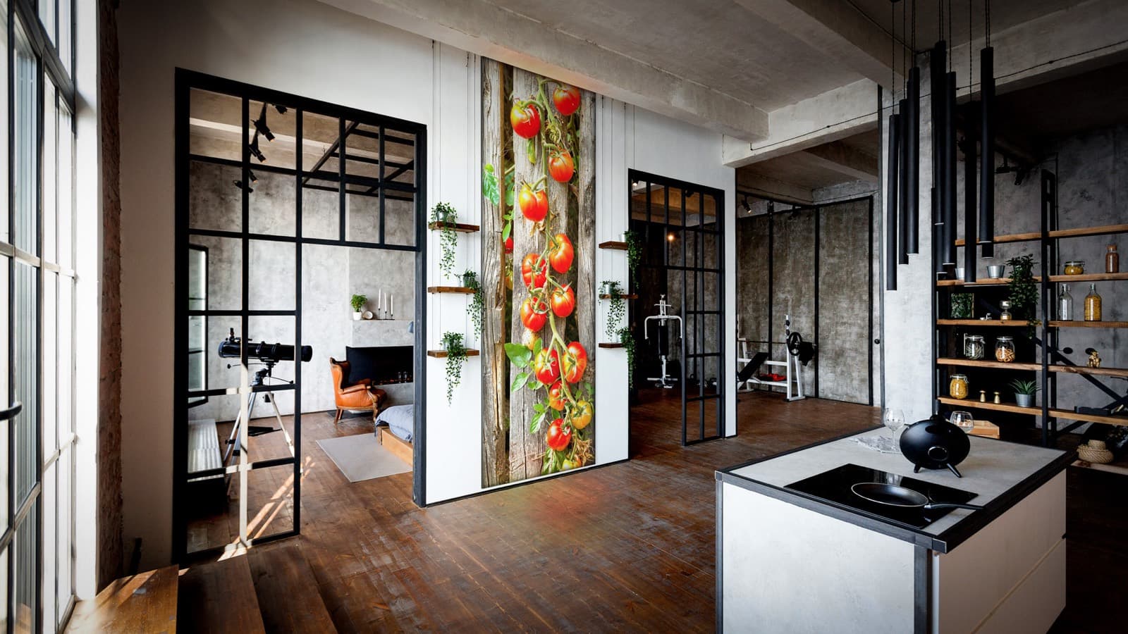Wohnraum & Atelier