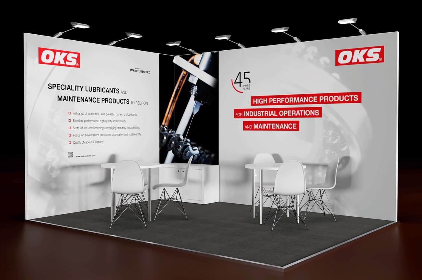 OKS · Realisiert – 3 × 4 m Stand