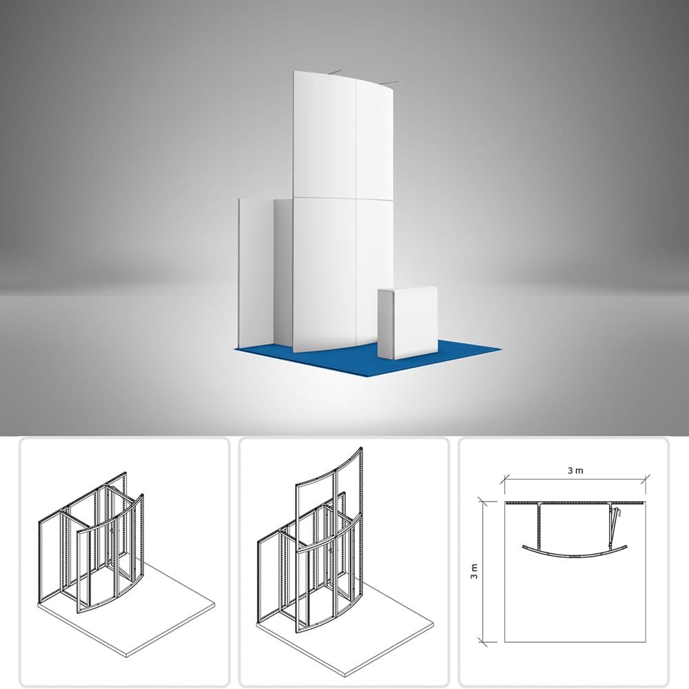 3 × 3 m Beispielvariante 3