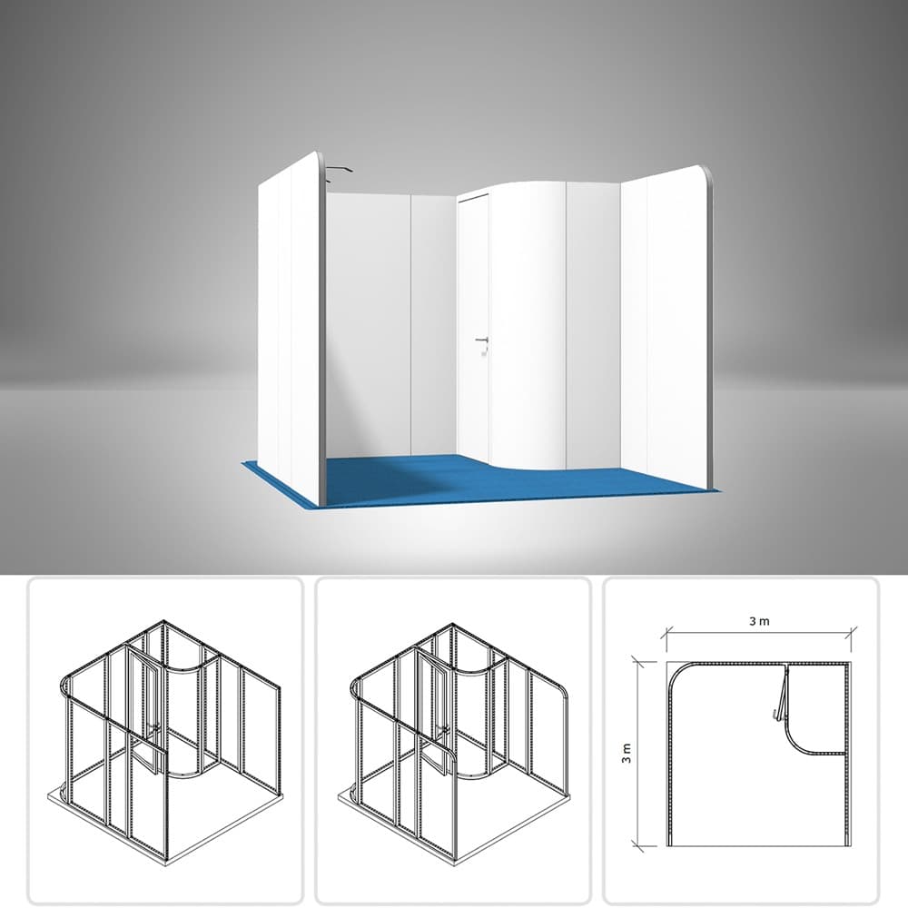 3 × 3 m Beispielvariante 6