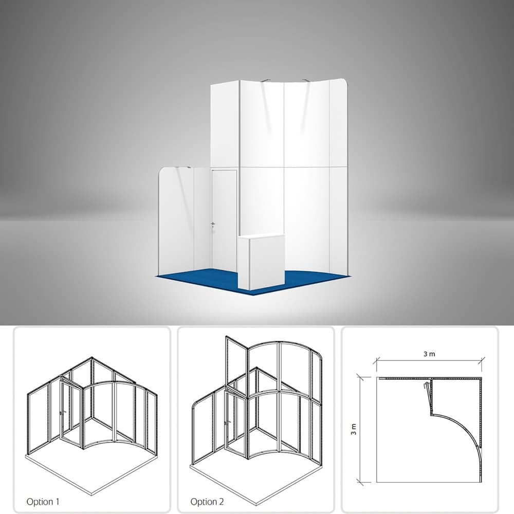 3 × 3 m Beispielvariante 7