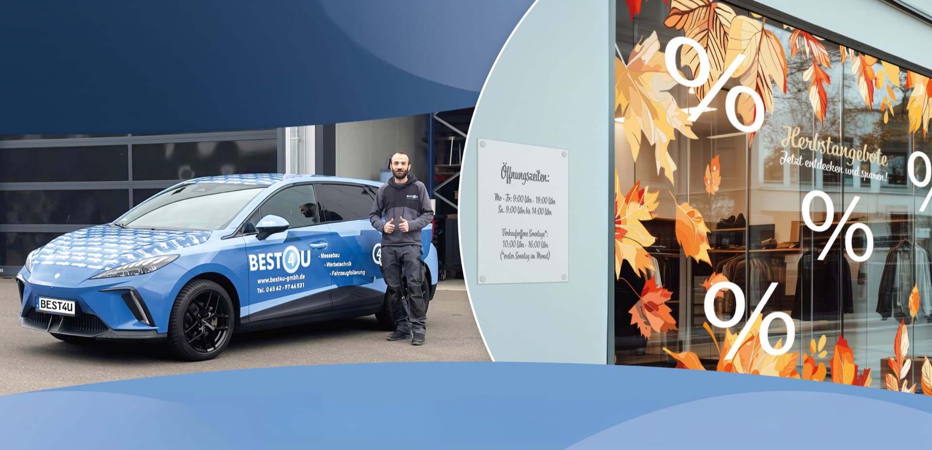 BEST4U Werbetechnik – Schilder, Druck, Outdoor, Digital Signage, Fahrzeugbeschriftung